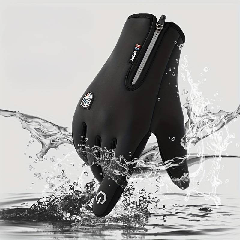 USB heated waterproof winter gloves - product photo 17