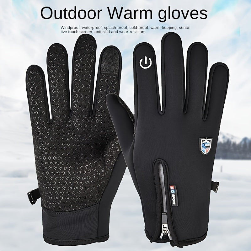 USB heated waterproof winter gloves - product photo 20