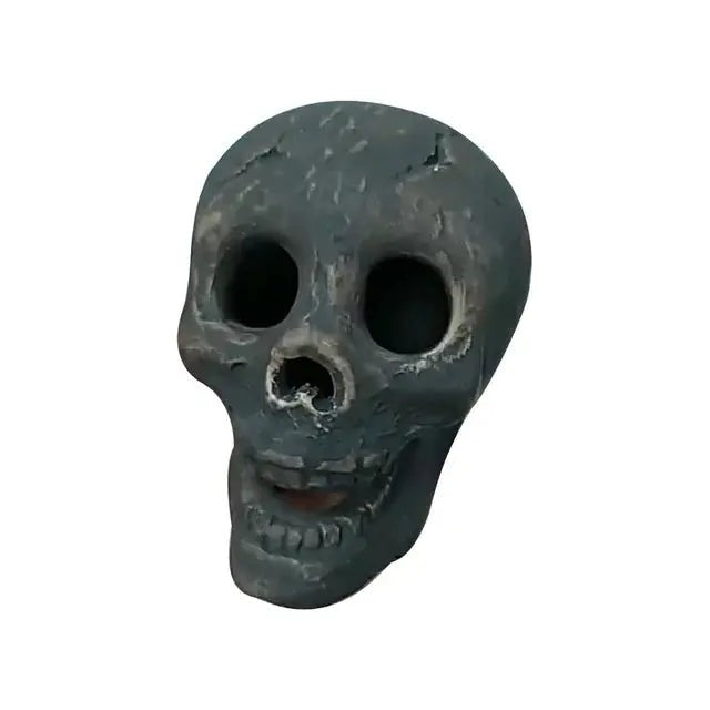 Cast resin skull ornament - product photo 6