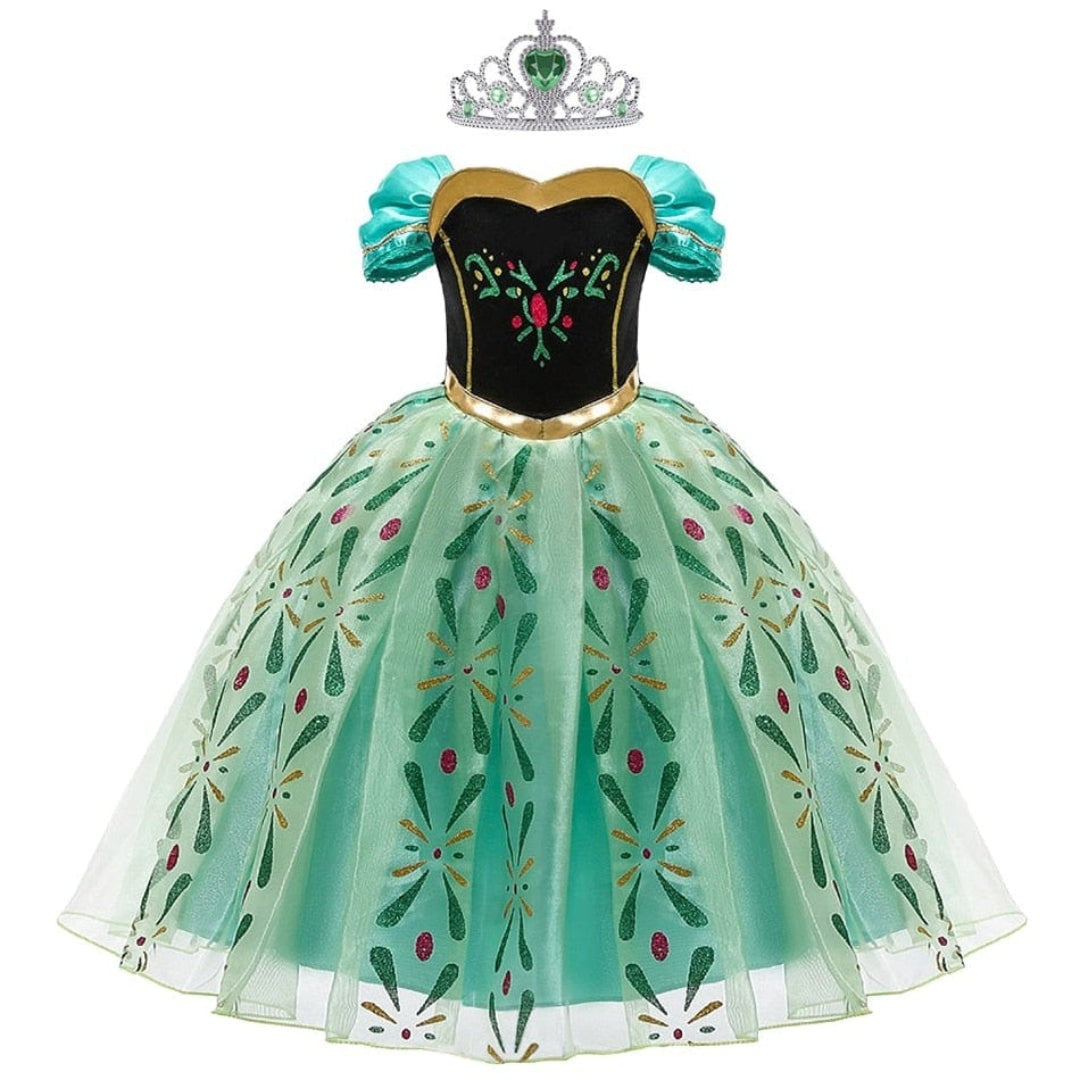 Pale green fantasy princess gown - product photo 1