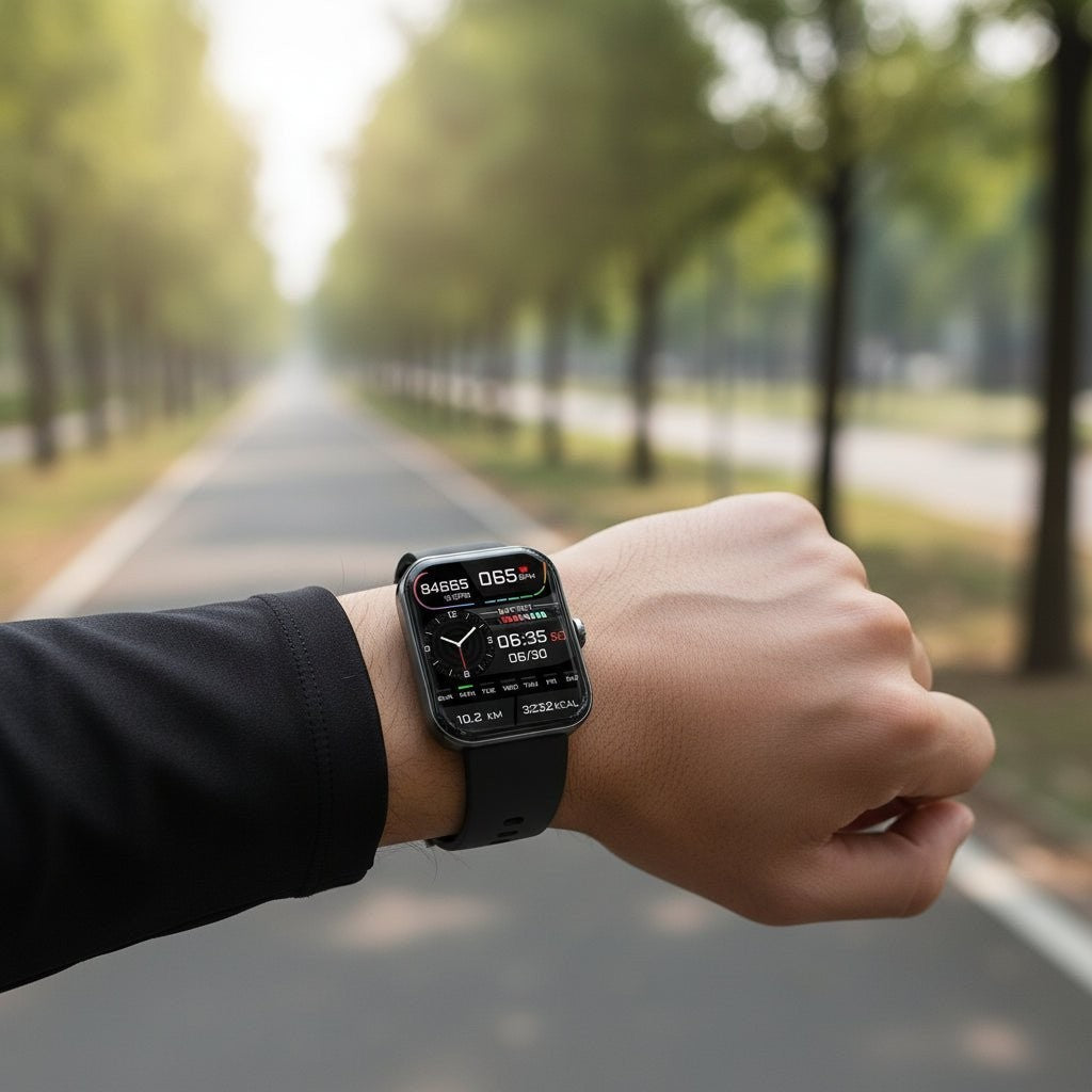 Water-resistant fitness tracking watch - product photo 2