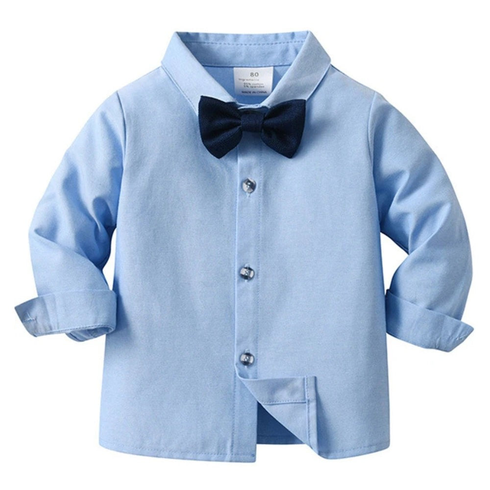 Boys three-piece suit with vest and bow tie - product photo 3
