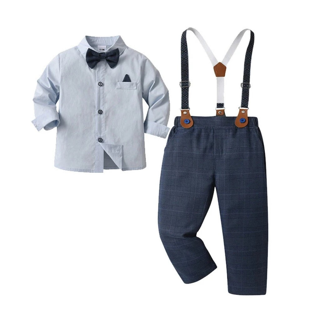 Boys three-piece suit with vest and bow tie - product photo 7