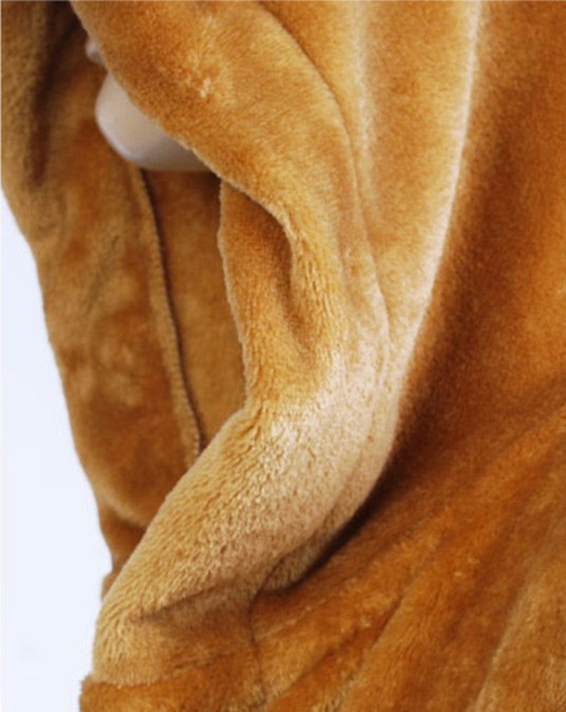 Men's extra-long flannel bathrobe - product photo 6