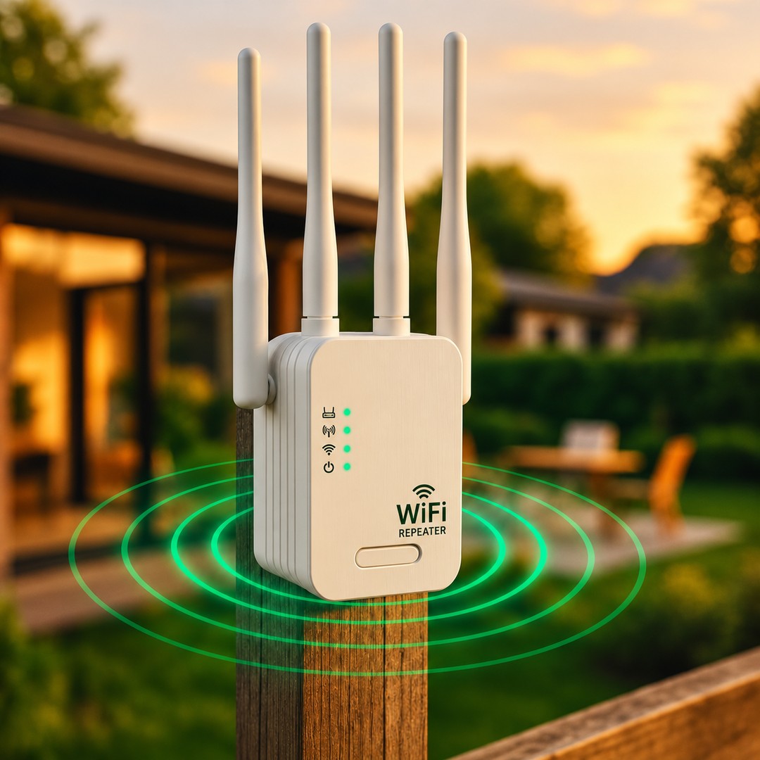 Outdoor dual-band WiFi range extender - product photo 1