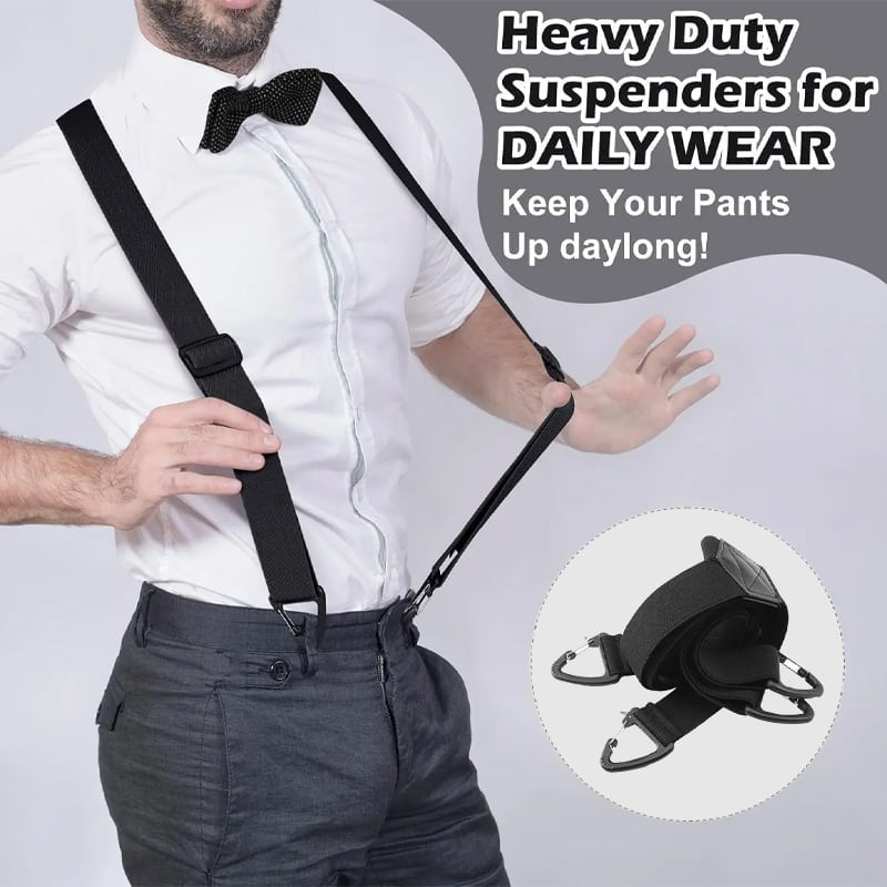 Four-clip adjustable suspenders - product photo 4