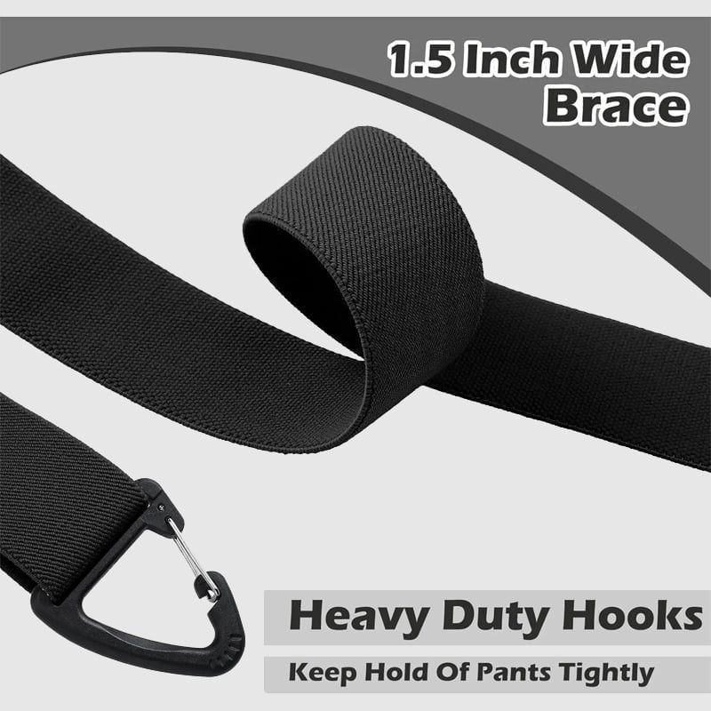 Four-clip adjustable suspenders - product photo 5
