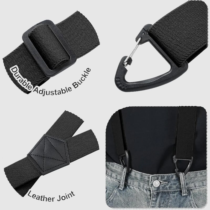 Four-clip adjustable suspenders - product photo 9