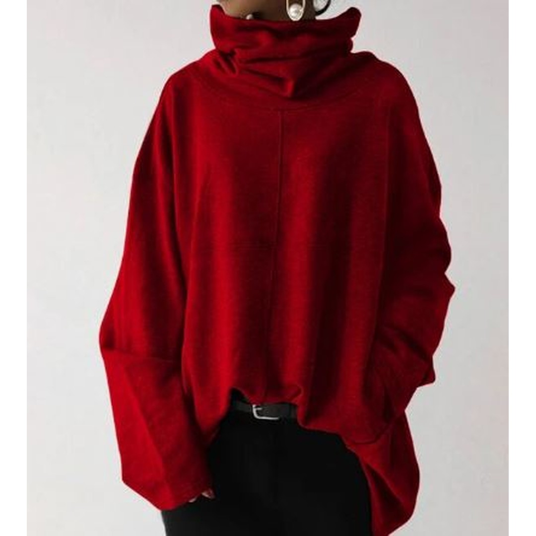 Woman wearing the Faye women's hoodie, model view
