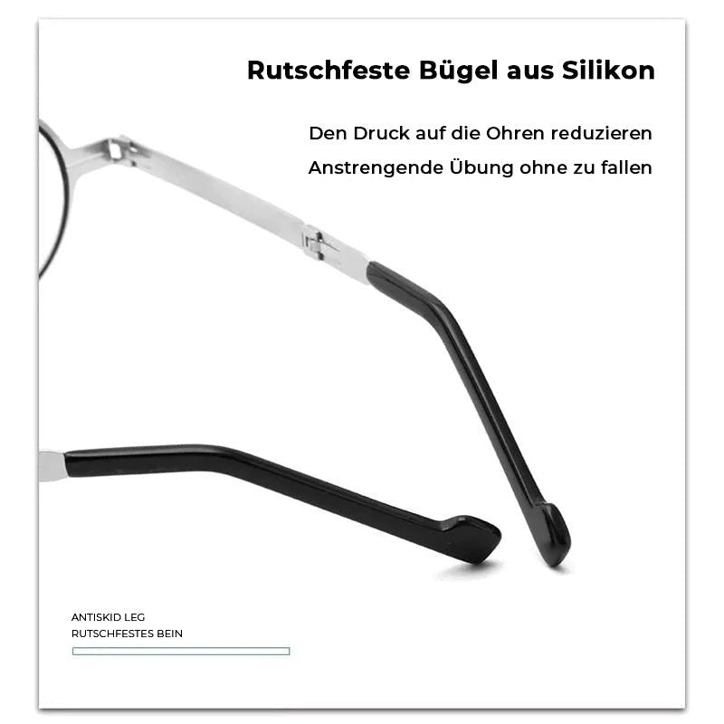 Folding titanium reading glasses - product photo 8