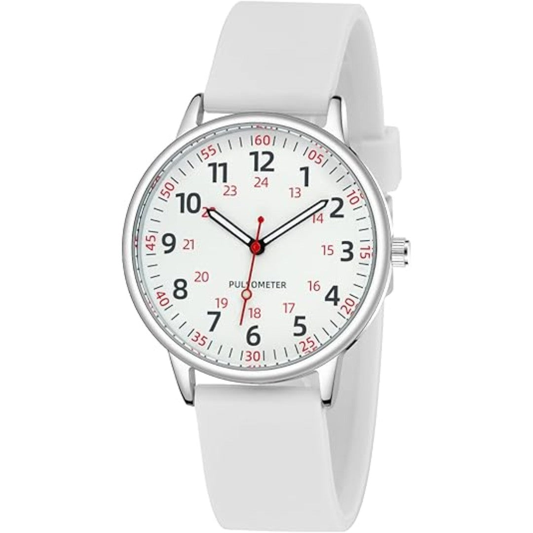 Splash-resistant silicone nurse watch - product photo 1