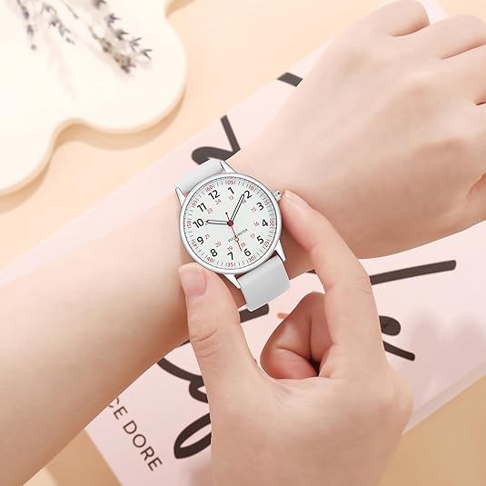 Splash-resistant silicone nurse watch - product photo 6