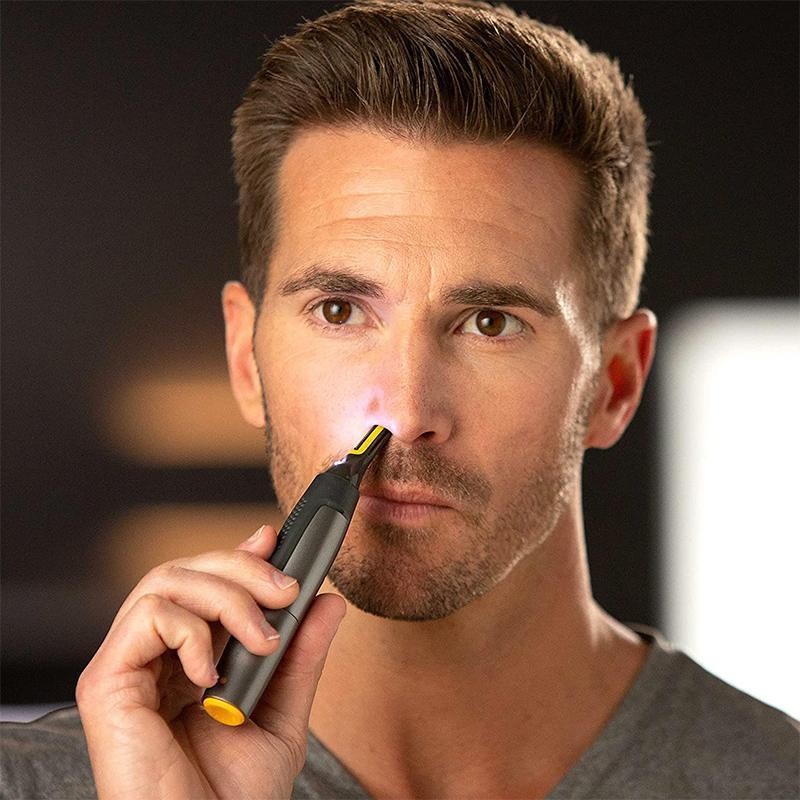 Precision trimmer with titanium-coated blade and LED light - product photo 9