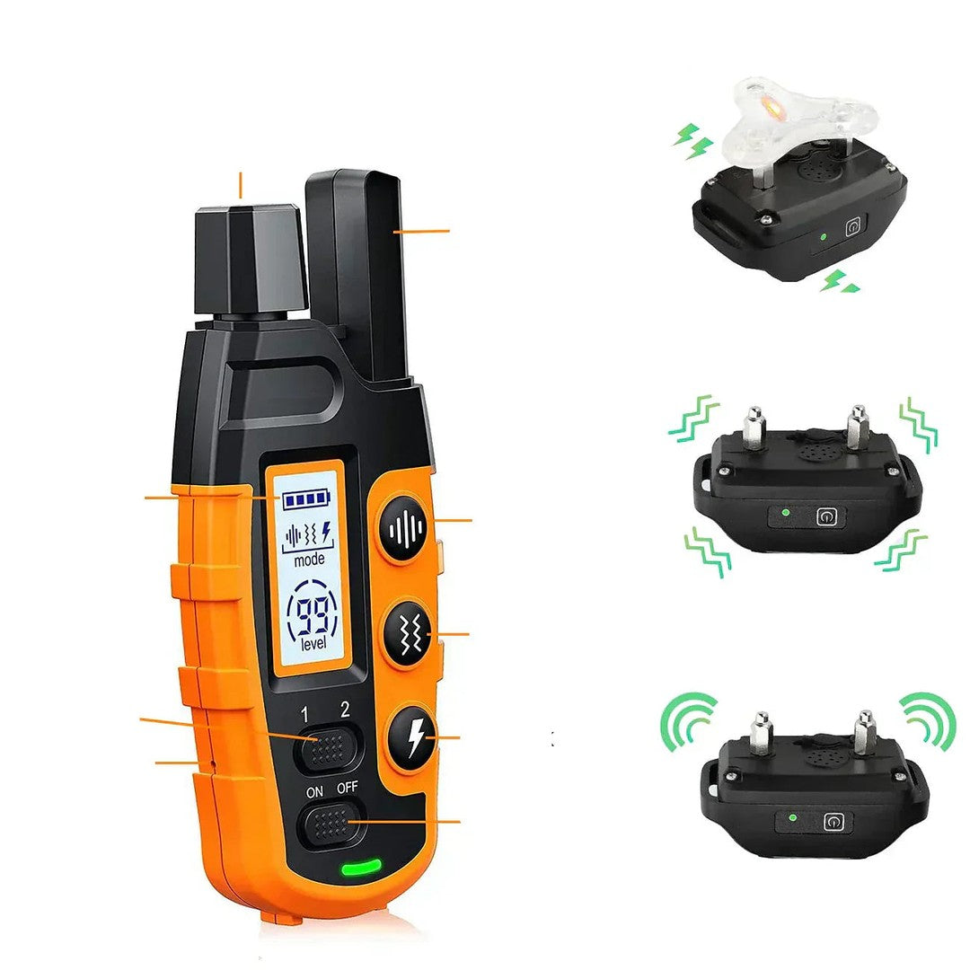 Remote dog training collar with handset - product photo 4