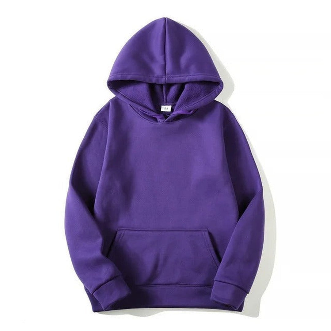 Woman wearing the Fleur women's regular-fit hooded pocket detail bag, 7 view