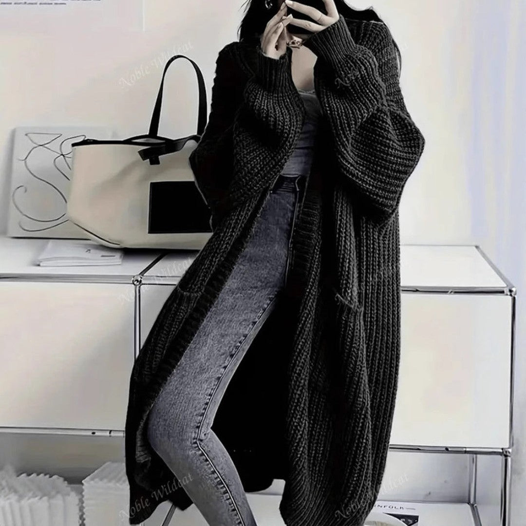 Woman wearing the Francesca women's pocket detail cardigan, 7 view