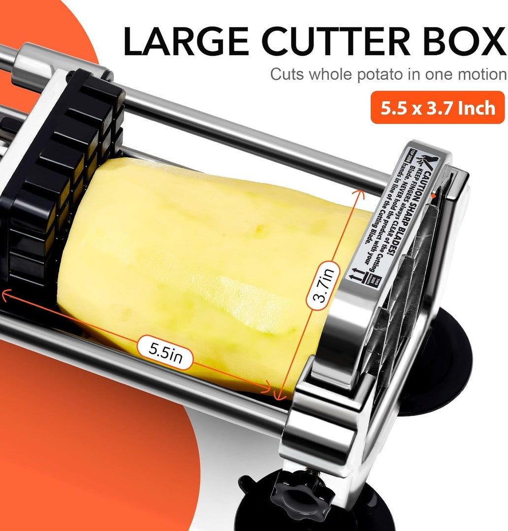 Heavy-duty chip and potato cutter with blades - product photo 3
