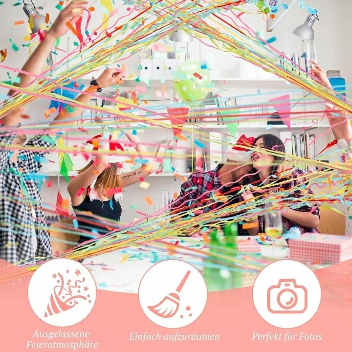 Biodegradable paper throw streamers - product photo 5