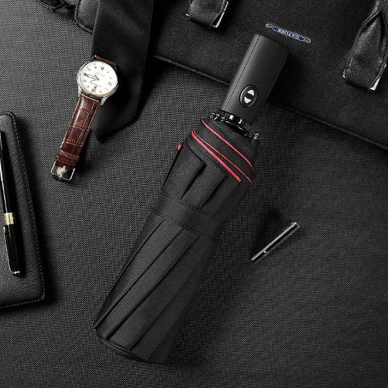 Windproof reverse-closing storm umbrella - product photo 1
