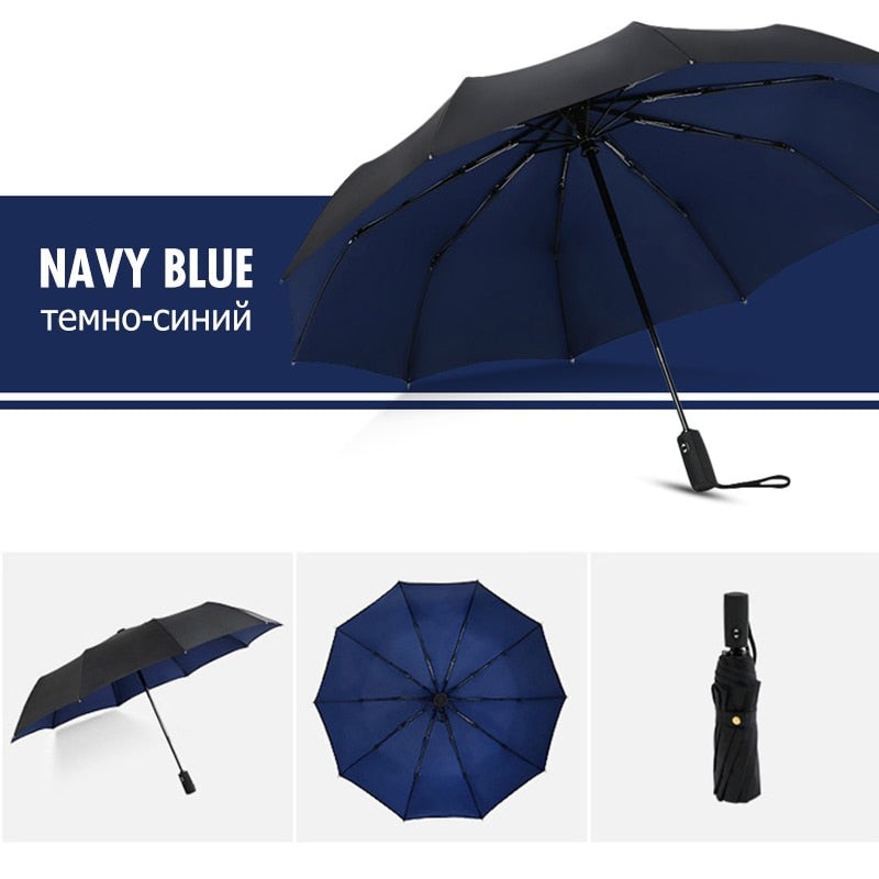 Windproof reverse-closing storm umbrella - product photo 3