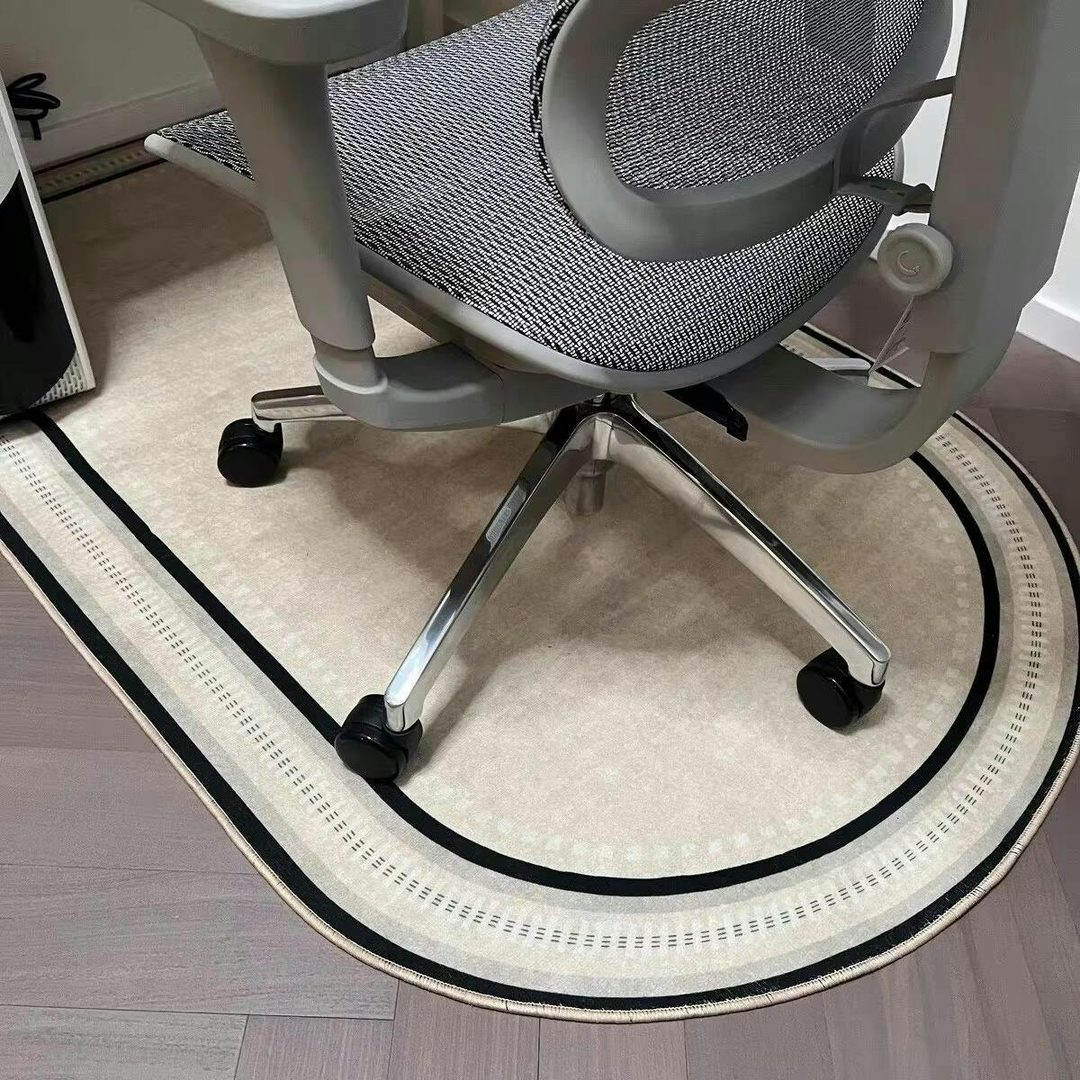 Low-pile desk chair mat with non-slip backing - product photo 1