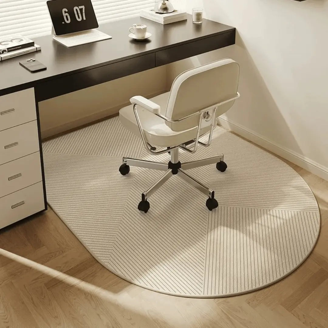 Low-pile desk chair mat with non-slip backing - product photo 2