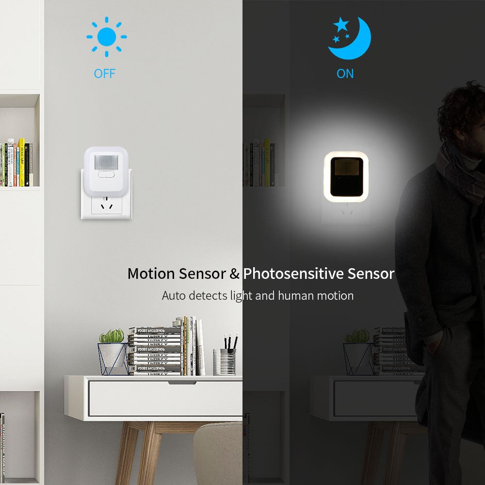 Motion sensor LED night light - product photo 3