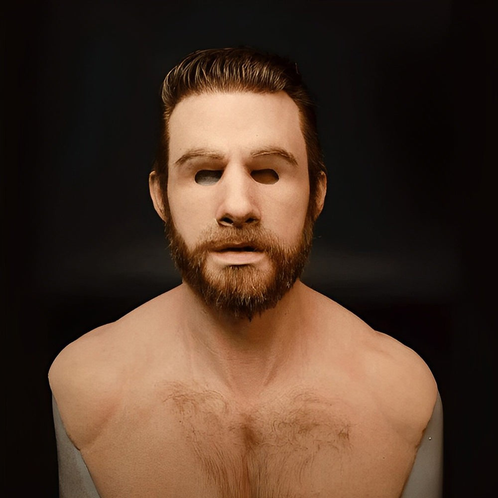 Realistic latex character mask - product photo 13
