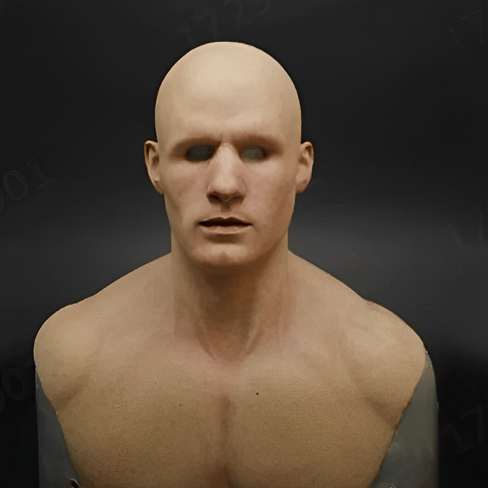 Realistic latex character mask - product photo 19