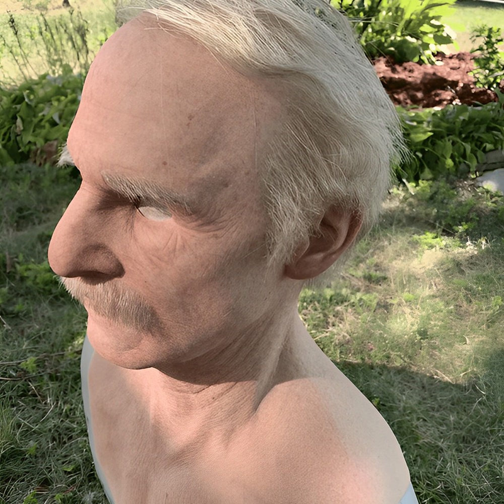 Realistic latex character mask - product photo 8