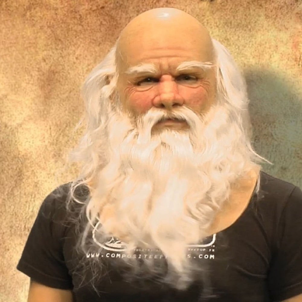 Realistic breathable latex character mask - product photo 11