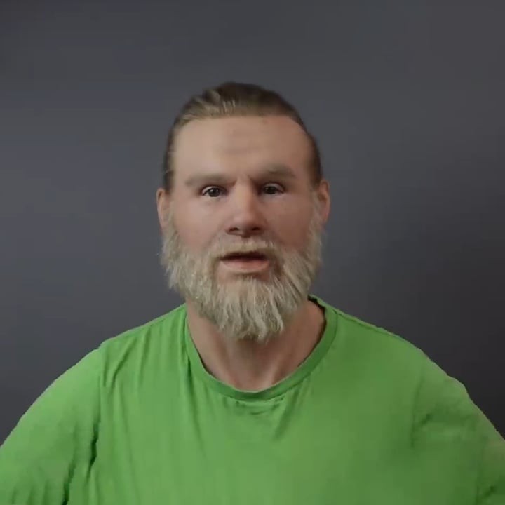 Realistic breathable latex character mask - product photo 25