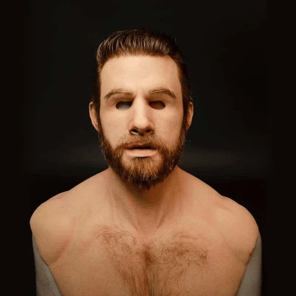 Realistic breathable latex character mask - product photo 4
