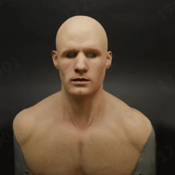 Realistic breathable latex character mask - product photo 5