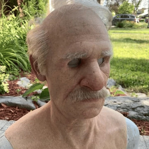 Realistic breathable latex character mask - product photo 9