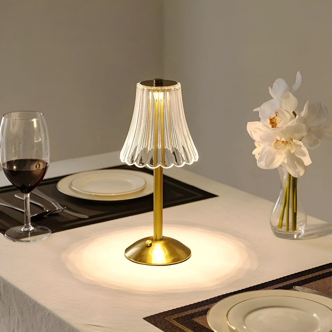 Cordless glass table lamp - product photo 4