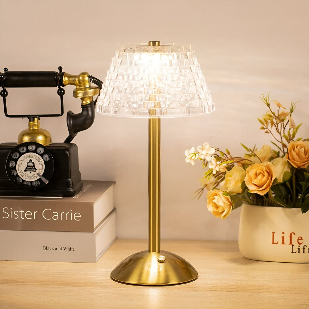 Cordless glass table lamp - product photo 5