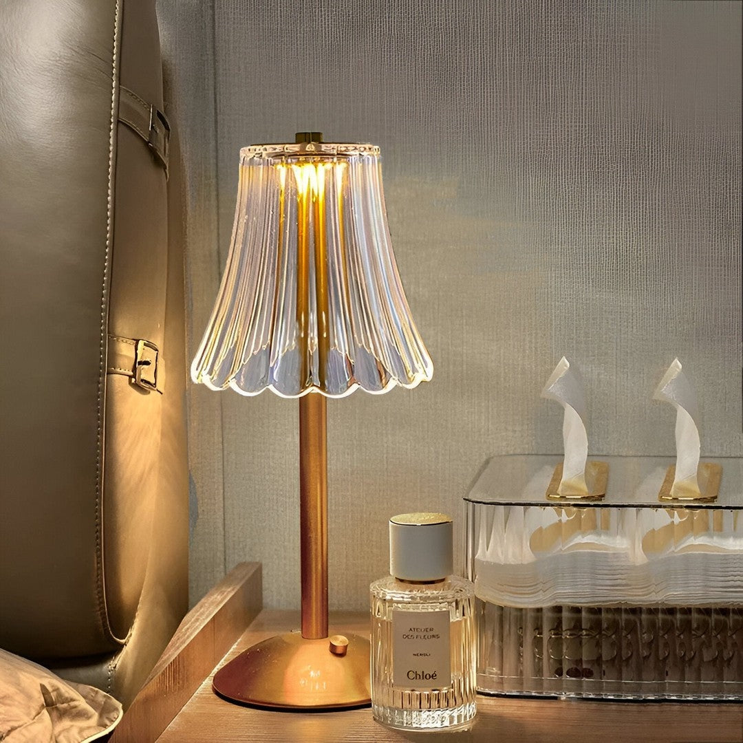 Cordless glass table lamp - product photo 7