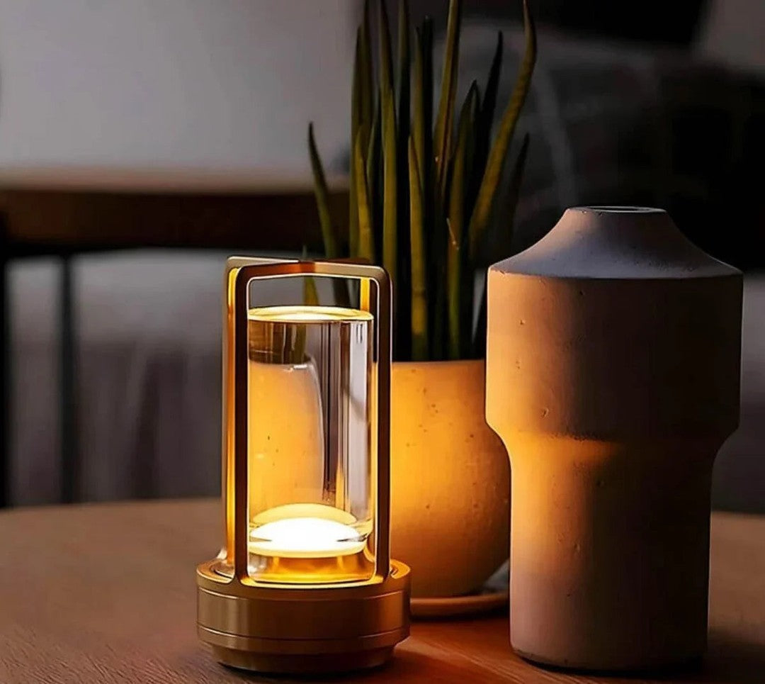 Cordless waterproof crystal table lamp - product photo 1