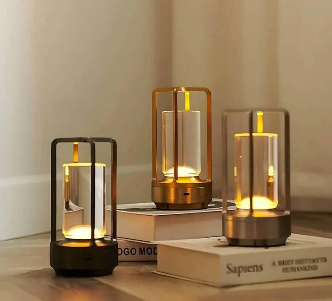 Cordless waterproof crystal table lamp - product photo 5