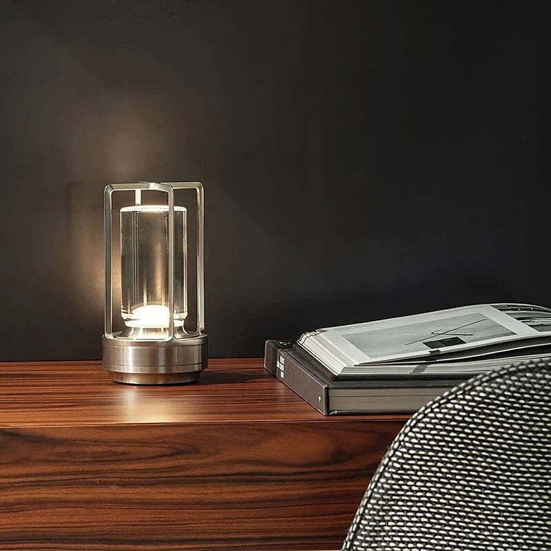 Cordless waterproof crystal table lamp - product photo 9