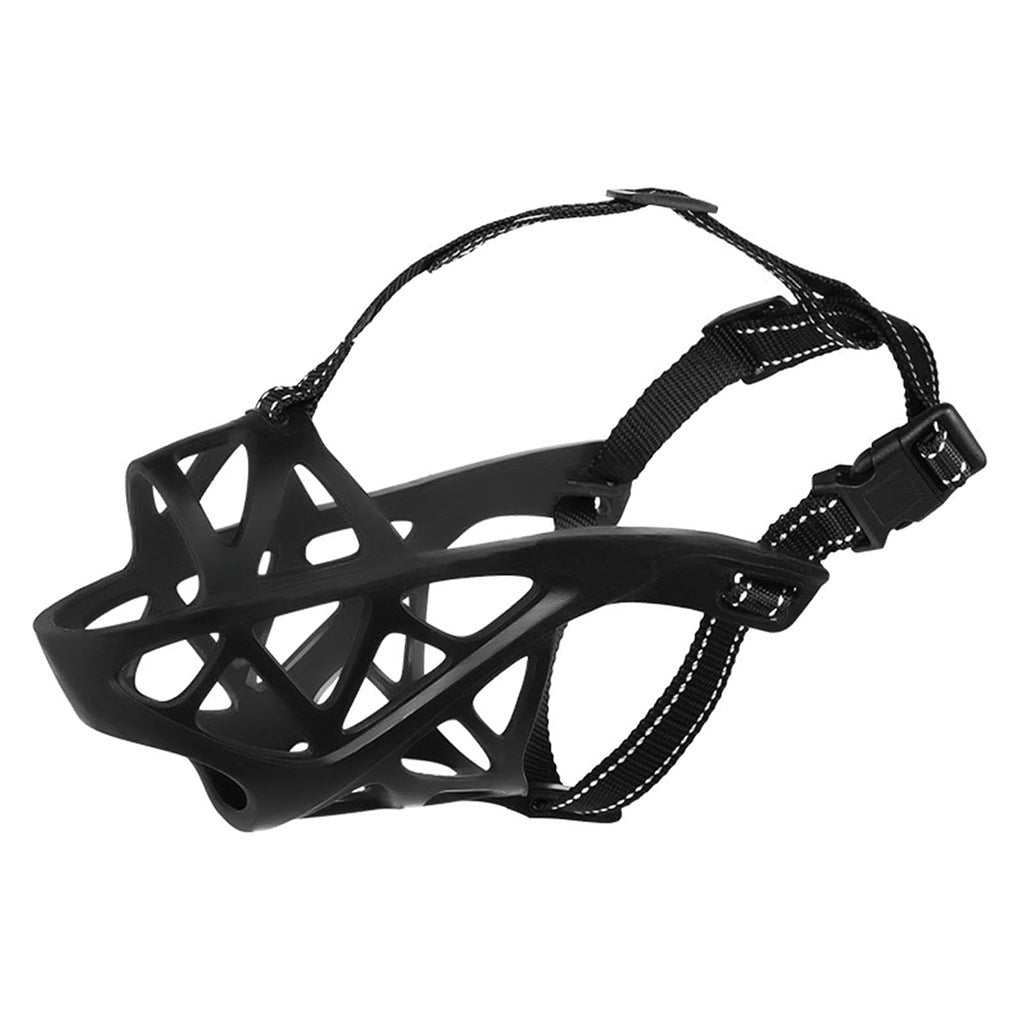 Soft breathable fabric dog muzzle - product photo 10
