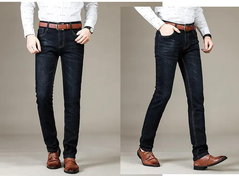 Men's straight-leg stretch jeans - product photo 15
