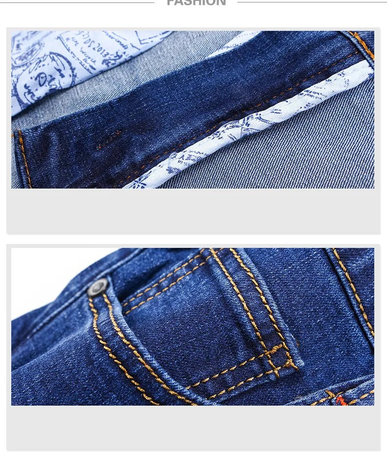 Men's straight-leg stretch jeans - product photo 18