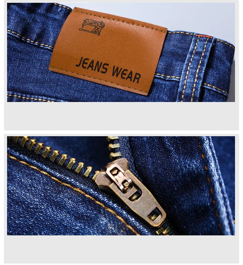 Men's straight-leg stretch jeans - product photo 20