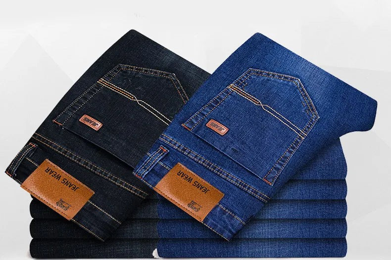 Men's straight-leg stretch jeans - product photo 9