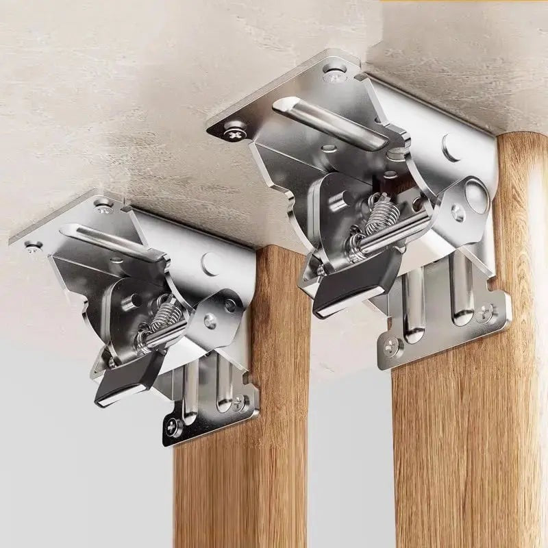 Self-locking steel folding table bracket - product photo 1