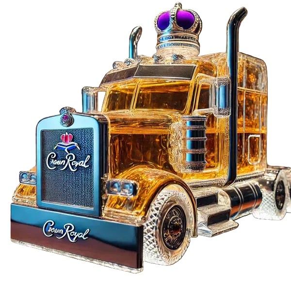 Truck-shaped glass whisky decanter - product photo 1