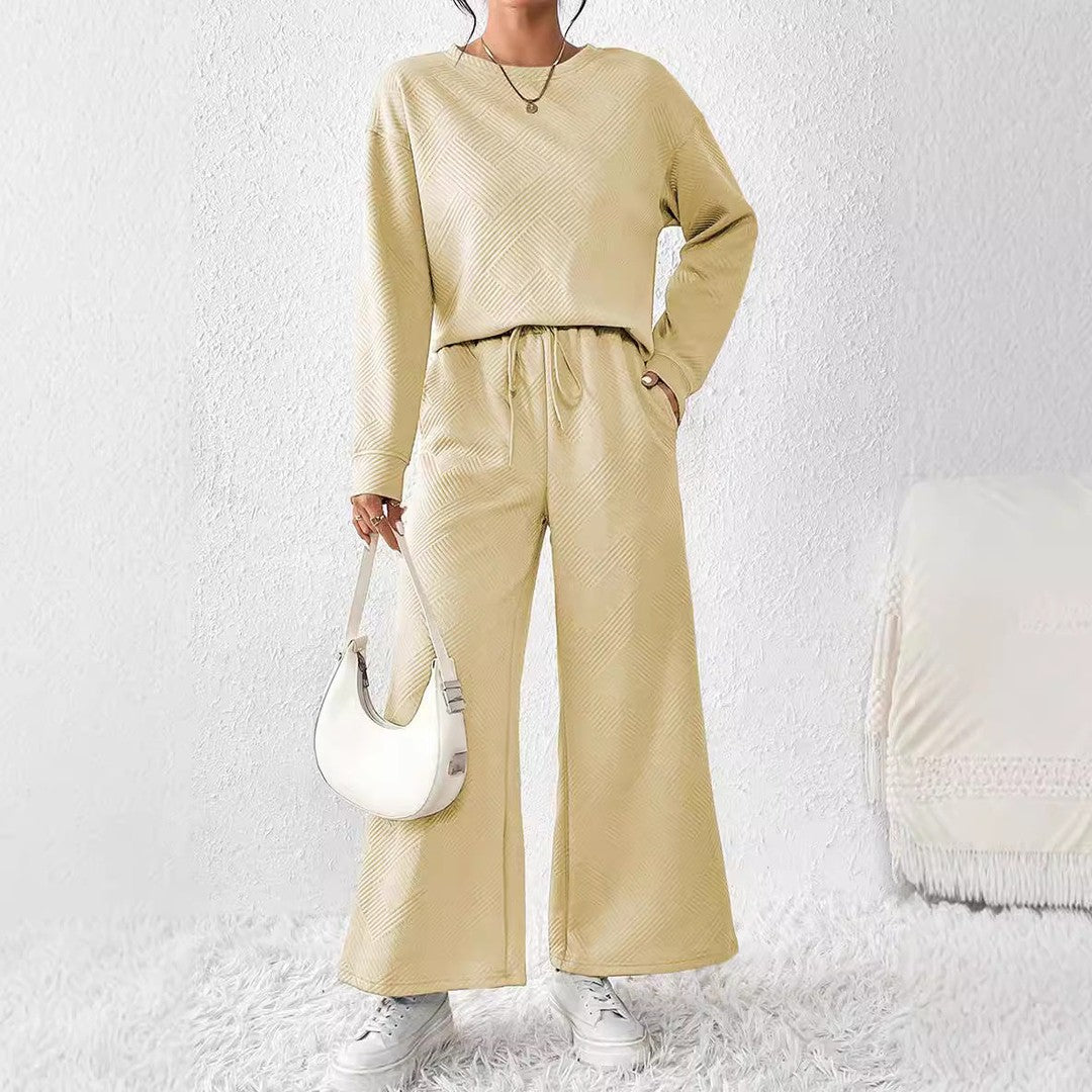 Woman wearing the Hazel women's dress, side view