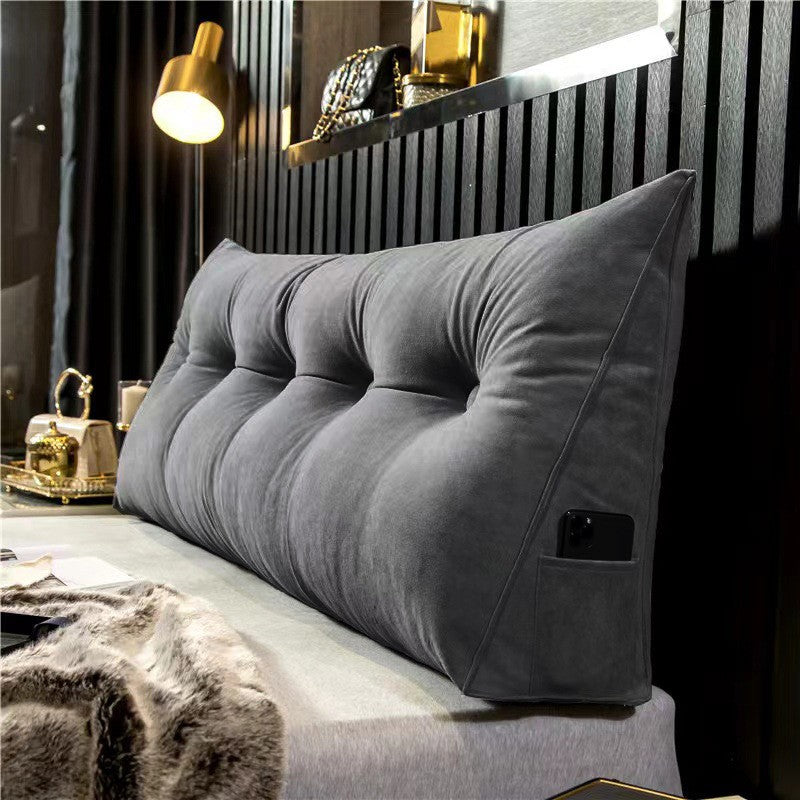 Wedge headboard cushion used as a reading backrest - product photo 11